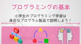 小学生のプログラミング学習は身近にあるプログラム製品で説明しよう
